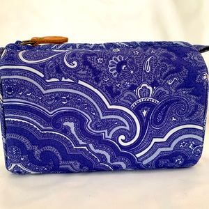Vintage Ralph Lauren Paisley Cosmetic Bag